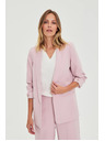 Moodo Sako sa naboranim rukavima roza Moodo