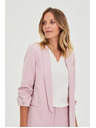 Moodo Sako sa naboranim rukavima roza Moodo