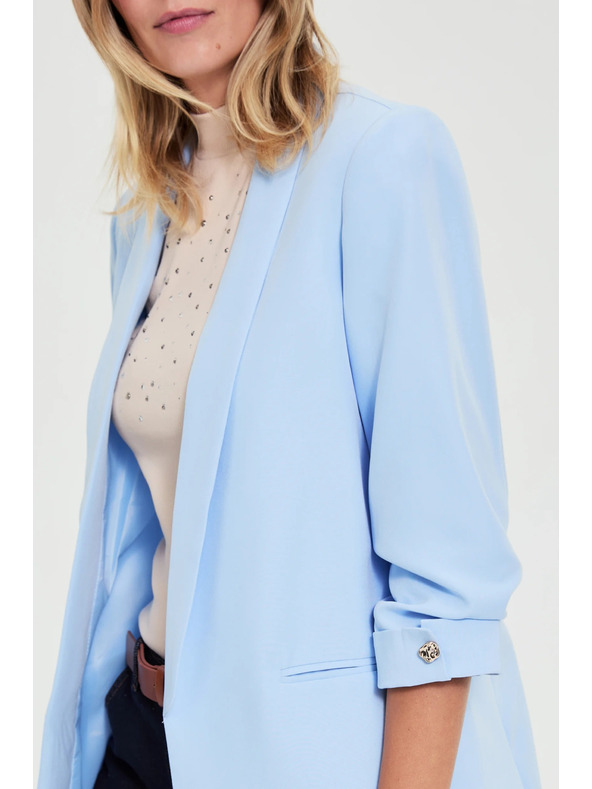 Moodo Sako sa naboranim rukavima svijetlo plavo Moodo