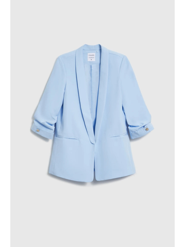 Moodo Sako sa naboranim rukavima svijetlo plavo Moodo