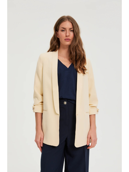 Moodo Sako sa naboranim rukavima zuto Moodo