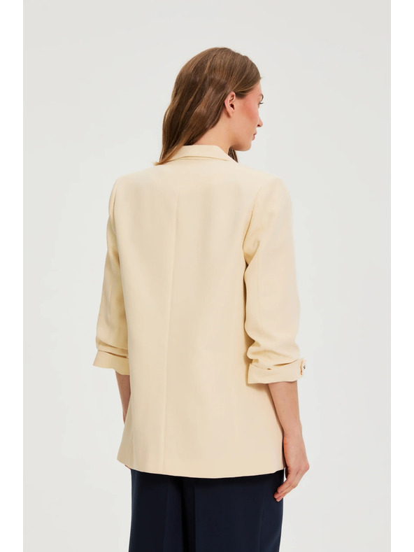 Moodo Sako sa naboranim rukavima zuto Moodo