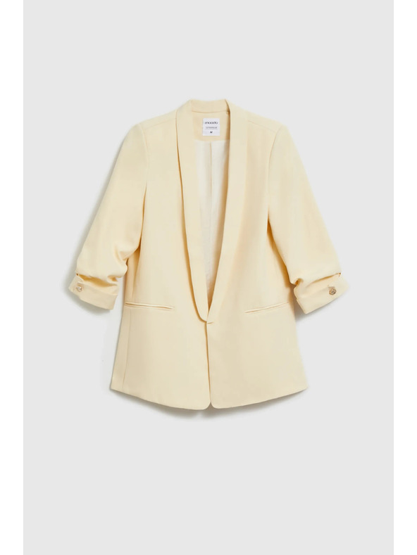Moodo Sako sa naboranim rukavima zuto Moodo