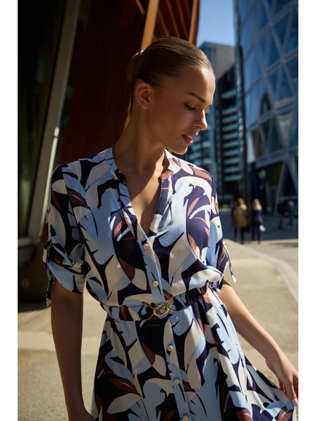 Moodo Tamno plave viskozne haljine Moodo