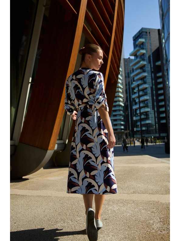 Moodo Tamno plave viskozne haljine Moodo