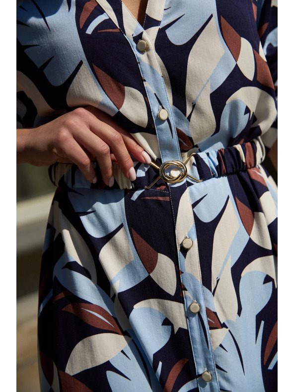 Moodo Tamno plave viskozne haljine Moodo