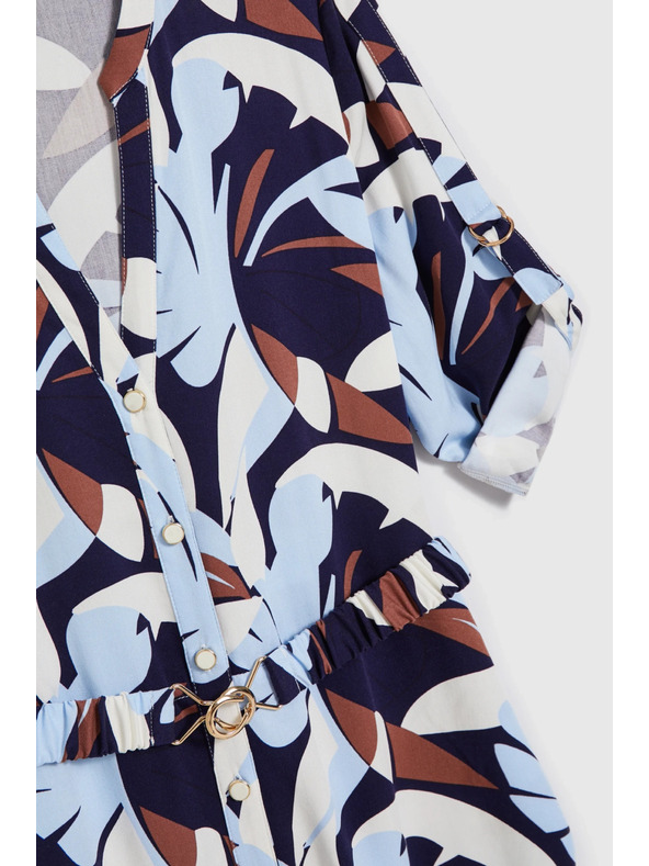 Moodo Tamno plave viskozne haljine Moodo