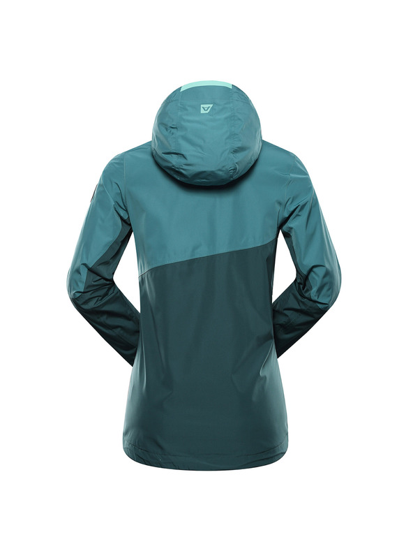 ALPINE PRO Ženska vodootporna jakna s ptx membranom ALPINE PRO NOREMA 3 teal