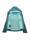 ALPINE PRO Ženska vodootporna jakna s ptx membranom ALPINE PRO NOREMA 3 teal