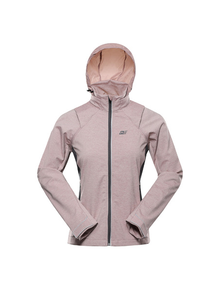 ALPINE PRO Ženska softshell jakna-prsluk s membranom 2u1 ALPINE PRO SPERTA 2 pale mauve