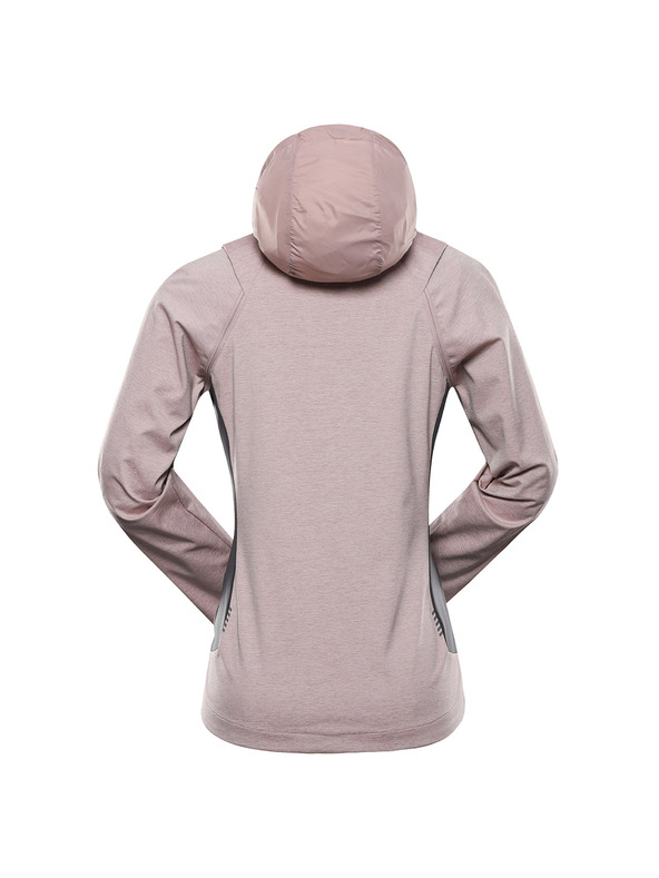 ALPINE PRO Ženska softshell jakna-prsluk s membranom 2u1 ALPINE PRO SPERTA 2 pale mauve