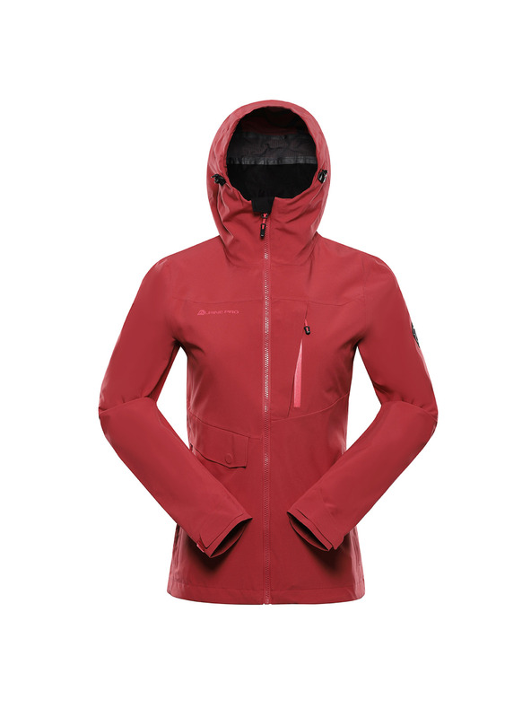 ALPINE PRO Ženska vodootporna jakna s ptx membranom ALPINE PRO ZARRA 2 cardinal