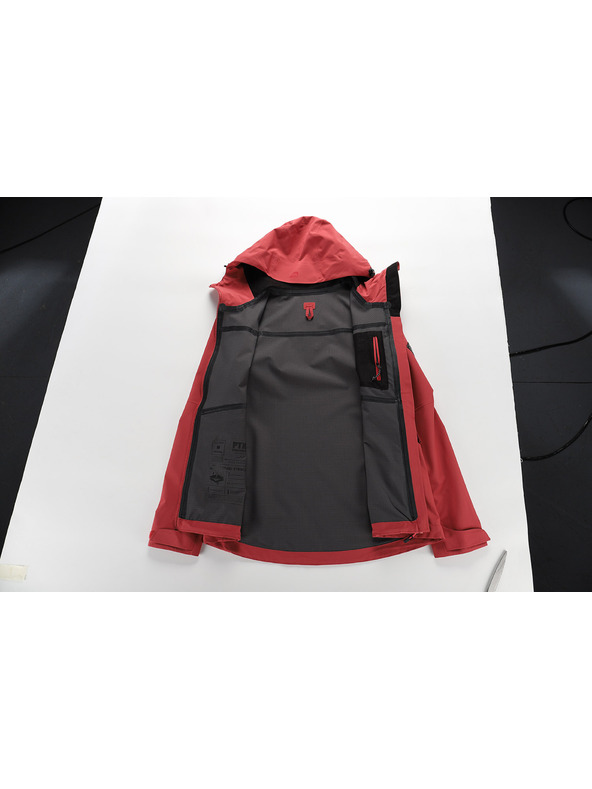 ALPINE PRO Ženska vodootporna jakna s ptx membranom ALPINE PRO ZARRA 2 cardinal