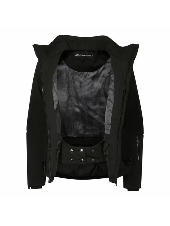 ALPINE PRO Ženska skijaška softshell jakna s membranom ALPINE PRO DOWELA 2 black