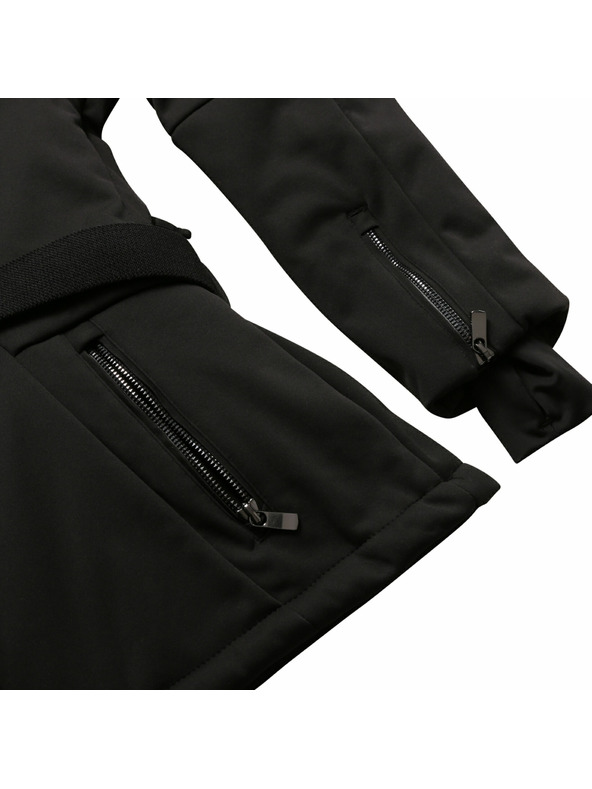 ALPINE PRO Ženska skijaška softshell jakna s membranom ALPINE PRO DOWELA 2 black