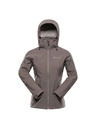 ALPINE PRO Ženska softshell jakna s membranom ALPINE PRO HOORA 2 driftwood