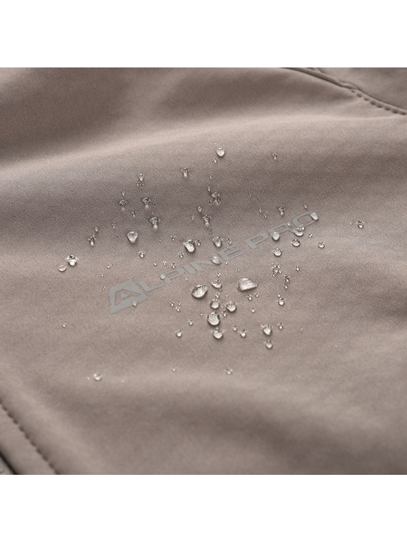 ALPINE PRO Ženska softshell jakna s membranom ALPINE PRO HOORA 2 driftwood