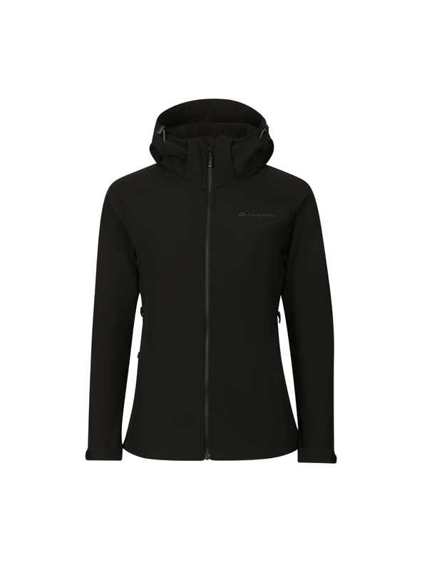 ALPINE PRO Ženska softshell jakna s membranom ALPINE PRO HOORA black