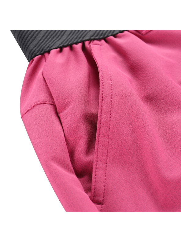 ALPINE PRO Ženske brzo sušive kratke hlače ALPINE PRO ZAMBA 4 fuchsia red