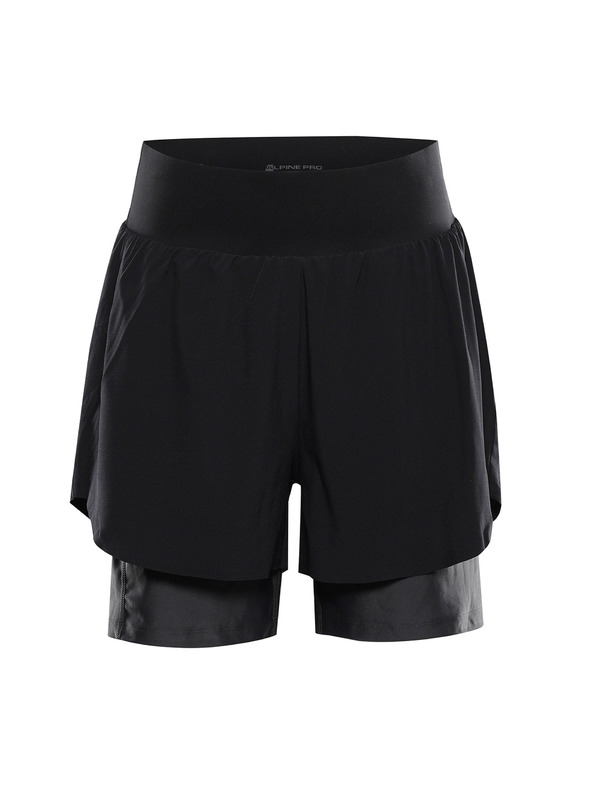 ALPINE PRO Ženske brzo sušeće kratke hlače ALPINE PRO GAJERA black