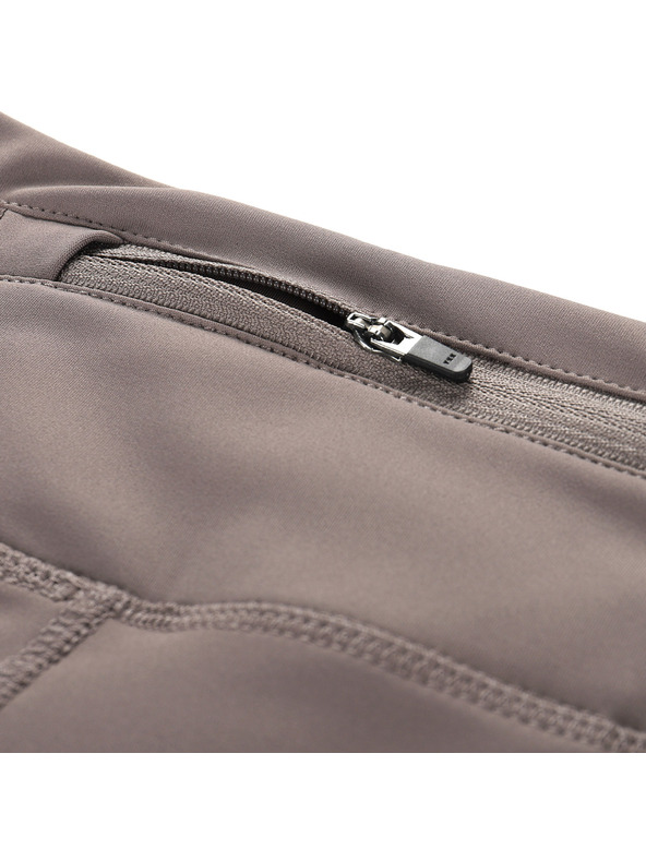 ALPINE PRO Ženske brzo sušeće tajice ALPINE PRO GARELA driftwood