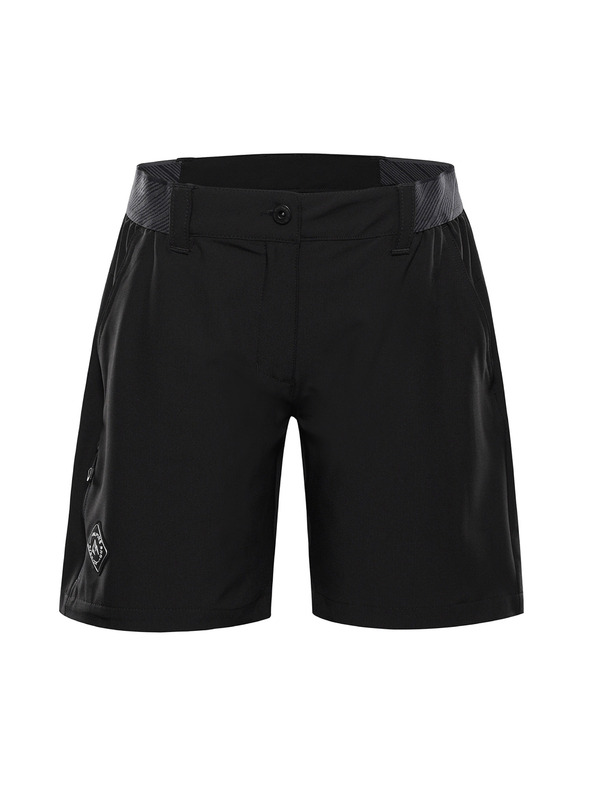 ALPINE PRO Ženske brzosuhe kratke hlače ALPINE PRO ZAMBA 4 black