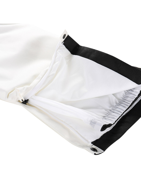 ALPINE PRO Ženske skijaške hlače s membranom ptx snow ALPINE PRO EDESA white