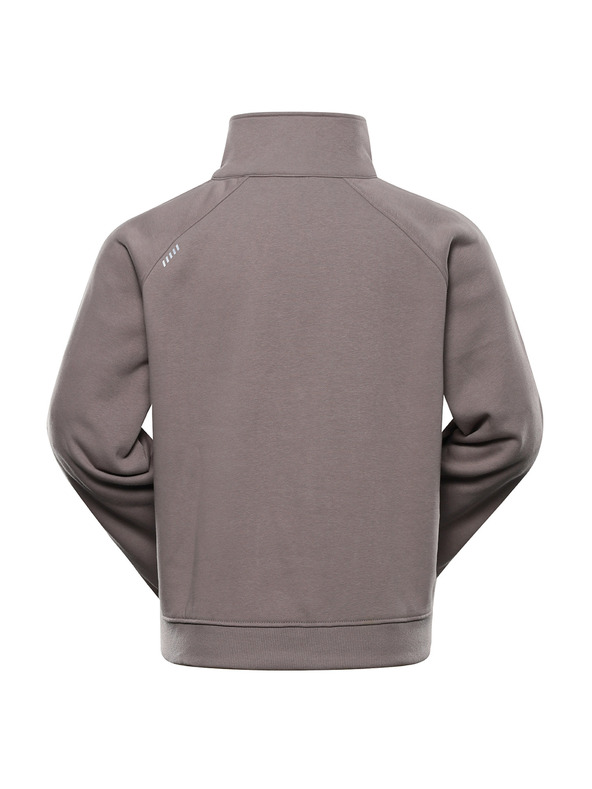 ALPINE PRO Ženska pamučna mikina ALPINE PRO NEGGA driftwood