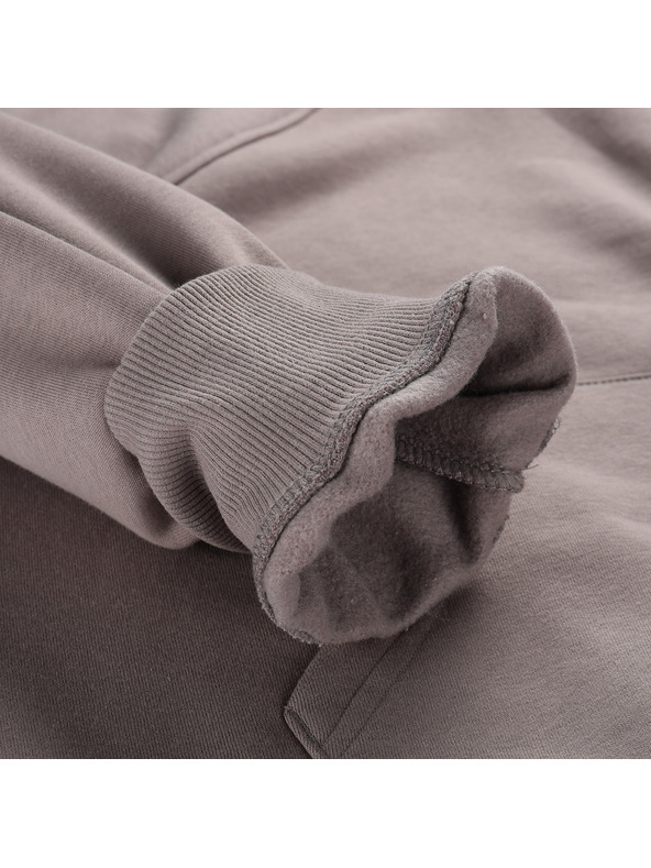 ALPINE PRO Ženska pamučna mikina ALPINE PRO NEGGA driftwood