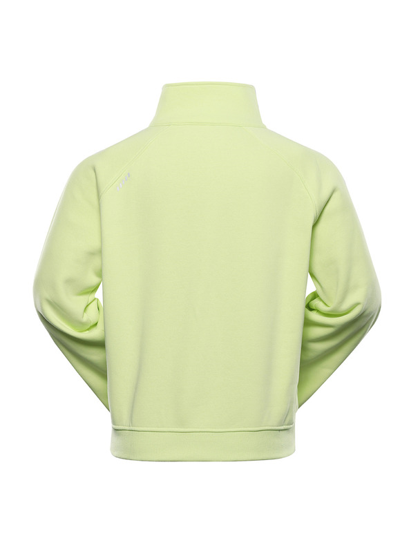 ALPINE PRO Ženska pamučna mikina ALPINE PRO NEGGA luminary green