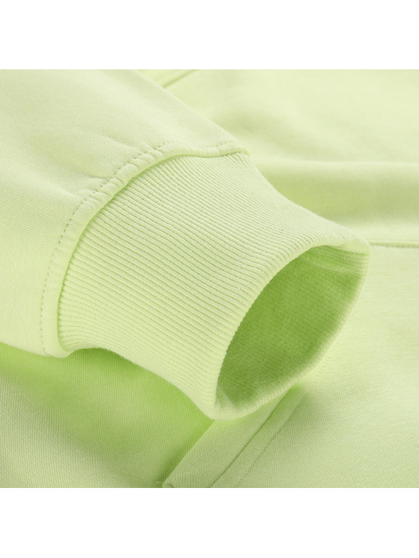 ALPINE PRO Ženska pamučna mikina ALPINE PRO NEGGA luminary green