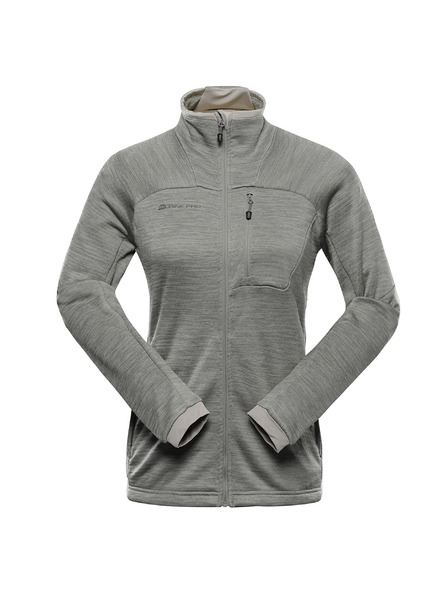 ALPINE PRO Ženska brzo sušeća majica s kapuljačom ALPINE PRO ONNECA 3 abbey stone