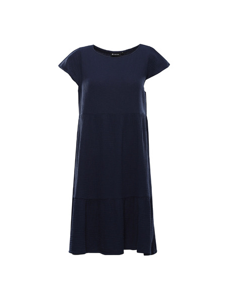 ALPINE PRO Ženska pamučna haljina ALPINE PRO AKESA moonlit ocean