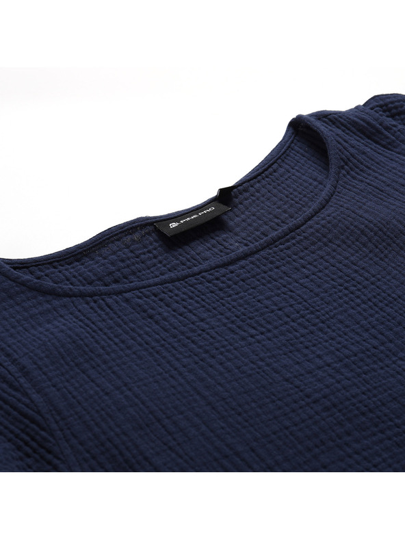 ALPINE PRO Ženska pamučna haljina ALPINE PRO AKESA moonlit ocean