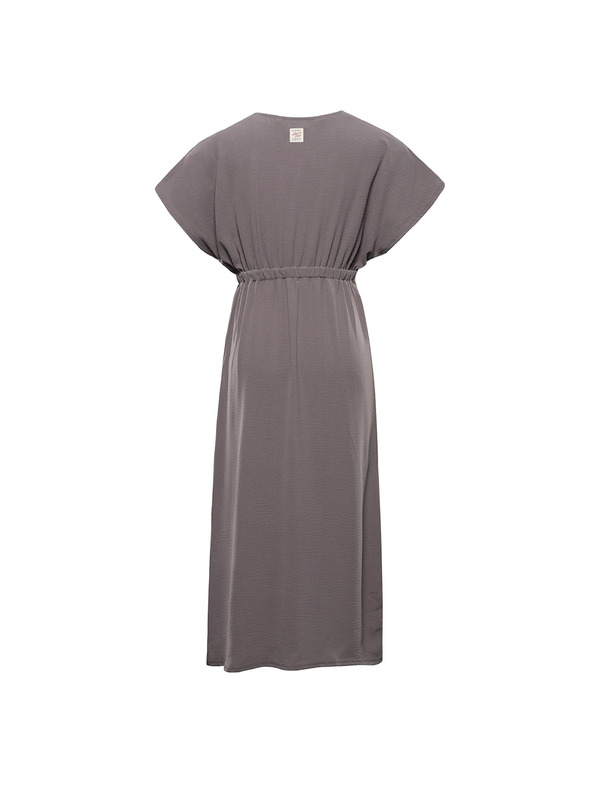 ALPINE PRO Ženske ljetne haljine ALPINE PRO URAMA driftwood