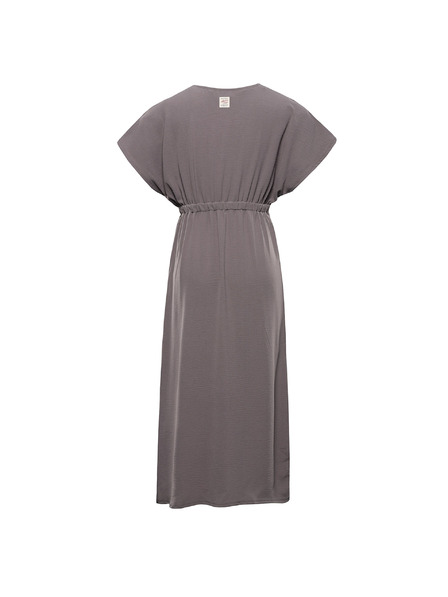 ALPINE PRO Ženske ljetne haljine ALPINE PRO URAMA driftwood