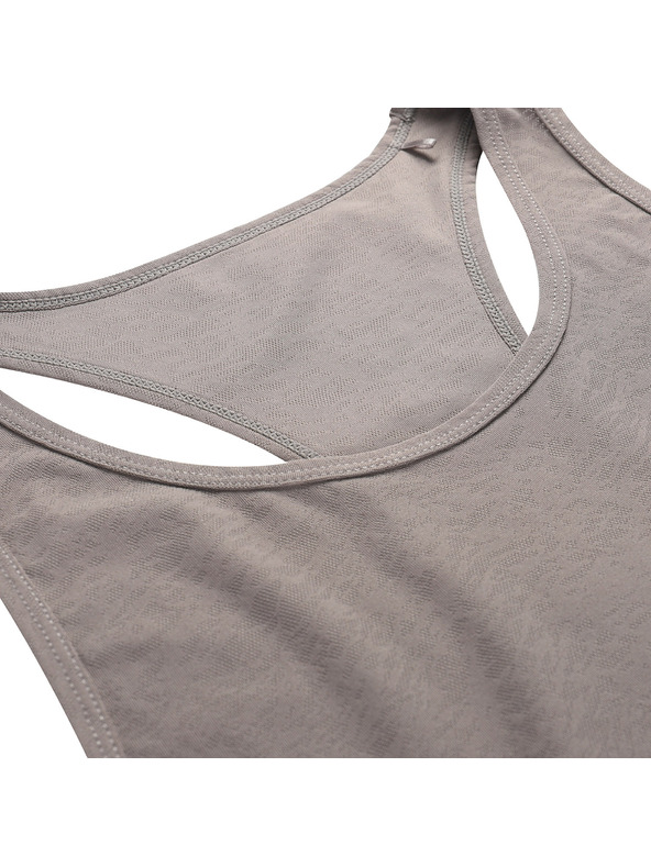 ALPINE PRO Ženski funkcionalni top ALPINE PRO NIRA 2 driftwood
