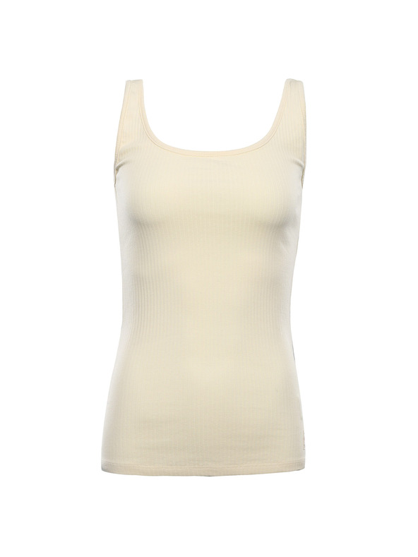 ALPINE PRO Ženska pamučna majica bez rukava ALPINE PRO OMINA cream