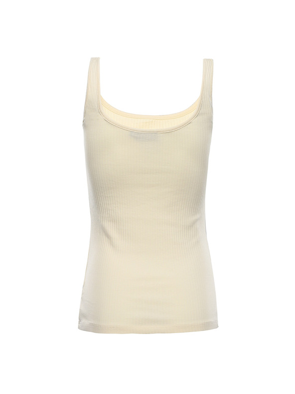 ALPINE PRO Ženska pamučna majica bez rukava ALPINE PRO OMINA cream