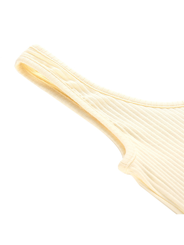 ALPINE PRO Ženska pamučna majica bez rukava ALPINE PRO OMINA cream