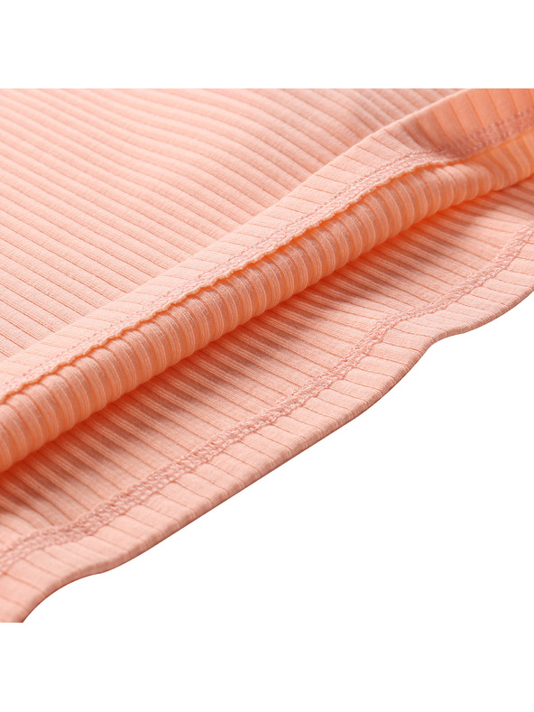 ALPINE PRO Ženska pamučna majica bez rukava ALPINE PRO OMINA apricot blush