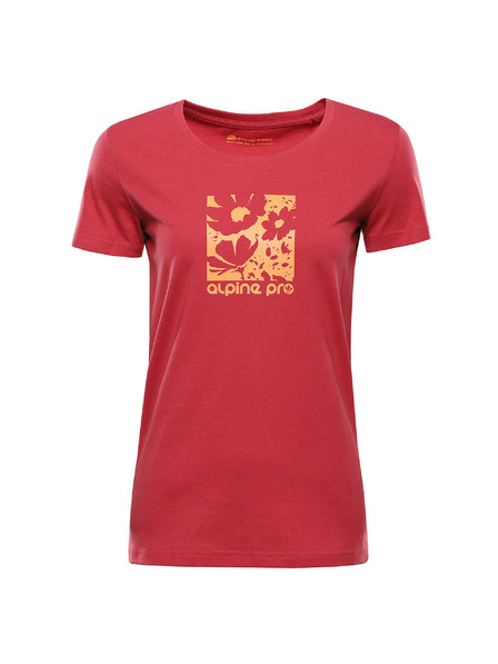 ALPINE PRO Ženski majica od organske pamuke ALPINE PRO TERMESA 3 cardinal varijanta pb