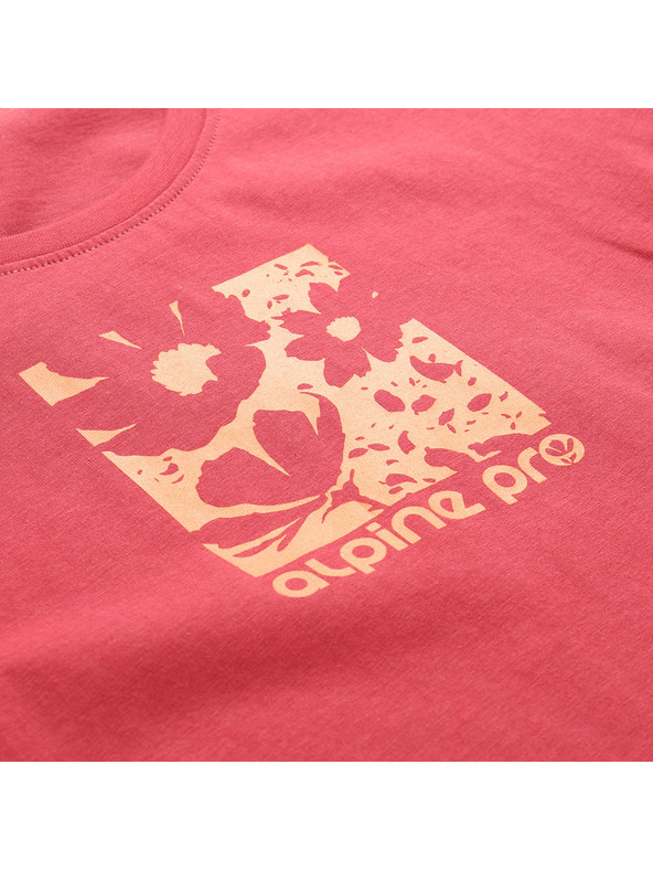 ALPINE PRO Ženski majica od organske pamuke ALPINE PRO TERMESA 3 cardinal varijanta pb