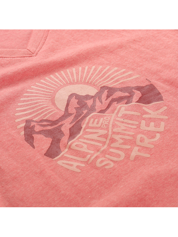ALPINE PRO Ženska majica od materijala koji se ne gužva ALPINE PRO NOGERA apricot blush varijanta pb