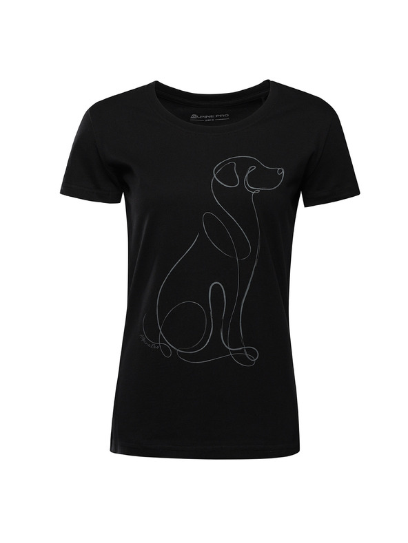 ALPINE PRO Ženska majica od organske pamuke ALPINE PRO TERMESA 3 black varijanta pe