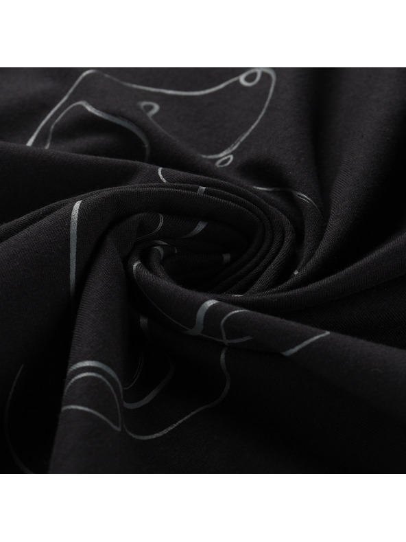 ALPINE PRO Ženska majica od organske pamuke ALPINE PRO TERMESA 3 black varijanta pe