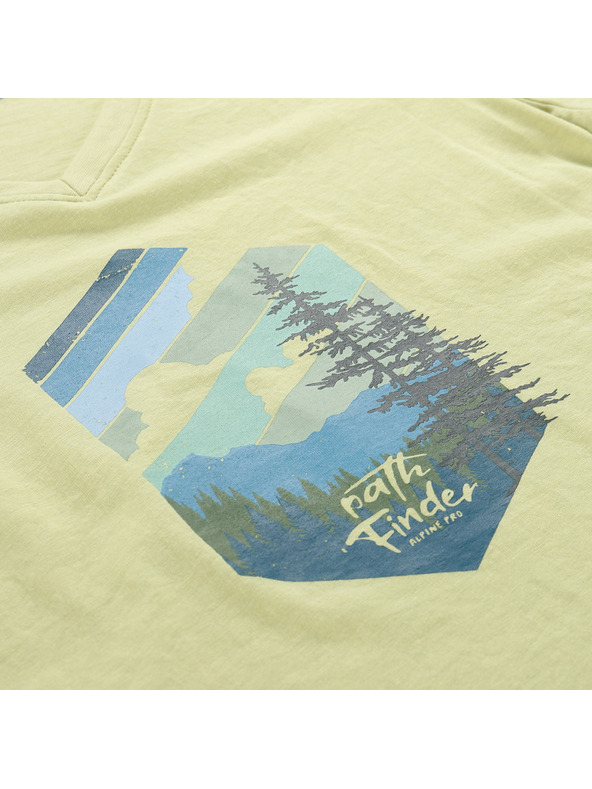 ALPINE PRO Ženska majica od materijala koji se ne gužva ALPINE PRO NOGERA margarita varijanta pa