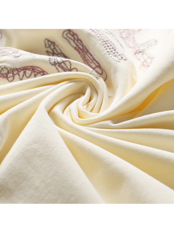 ALPINE PRO Ženska pamučna majica ALPINE PRO DORGA cream varijanta pb