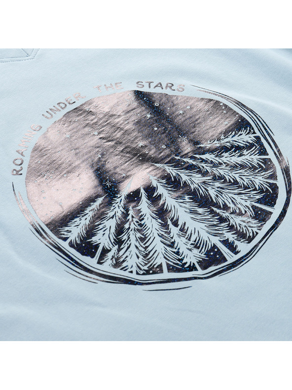 ALPINE PRO Ženska pamučna majica ALPINE PRO DORENA skyride varijanta pb