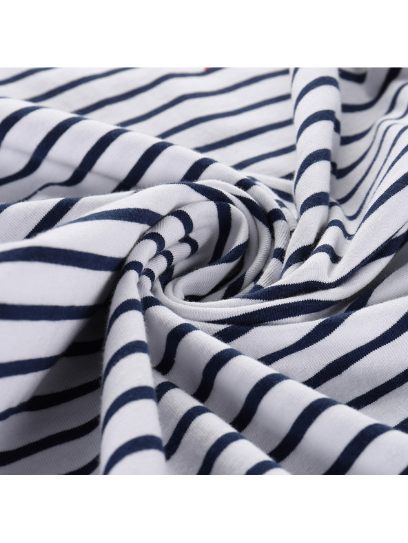 ALPINE PRO Ženska pamučna majica s promjenjivim printom ALPINE PRO NAMORA moonlit ocean